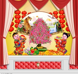 Tranh Dán Tường 3D Tại Long Bình Tân Biên Hòa