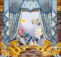 Tranh Dán Tường 3D Tại Bình Minh Trảng Bom