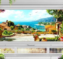 Tranh Dán Tường 3D Khu Công Nghiệp Sông Mây Trảng Bom