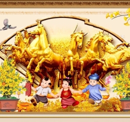 Tranh Dán Tường Tại Long Khánh 