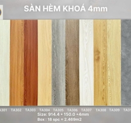  Báo giá Sàn nhựa hèm khóa tại Thủ Đức