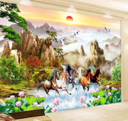 Tranh Dán Tường 3D – Hiệu Ứng Sống Động, Thiết Kế Theo Yêu Cầu tại Long Bình