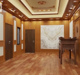 Cải tạo nhà bằng tấm ốp Nhựa giả gỗ tại Biên Hòa