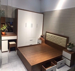 Combo giường tủ quần áo hiện đại tại Biên Hòa 