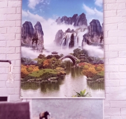 Rèm Cuốn Tranh CT014