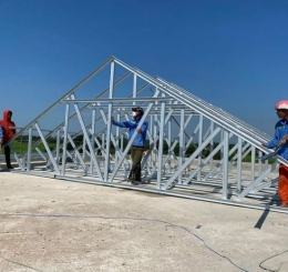 Cung Cấp Khung Kèo Xà Gồ Hợp Kim Ngói Màu Uy Tín Giá Rẻ số 1 Tại  Long Thành 