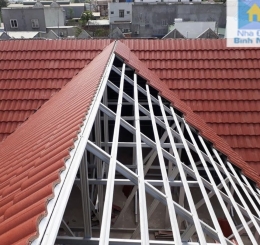 Cung Cấp Thi Công Lợp Ngói Khung Kèo Thép Nhẹ Không Gỉ Uy Tín Giá Rẻ Tại Biên Hòa 