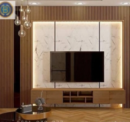 Địa chỉ Thi công Vách Tivi uy tín tại Long Bình