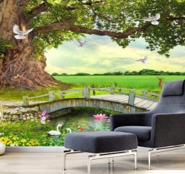 Đơn Vị Cung Cấp Thi Công Lắp Đặt Tranh Dán Tường 3D Tại Vĩnh Cửu