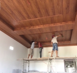 Đơn vị thi công trần nhựa giả gỗ uy tín tại Trảng Bom