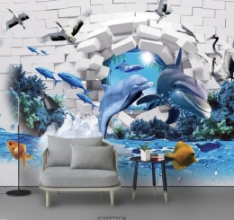 In Tranh 3D Dán Tường Giá Rẻ tại phường Tam Hiệp