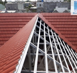 Khung Kèo Xà Gồ Hợp Kim Ngói Nhẹ Thép Không Rỉ Uy Giá Rẻ Tín Tại Long Thành
