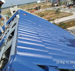 Khung Kèo Xà Gồ Thep Nhẹ Ngói Màu Ở Trảng Bom