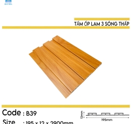 Lam Sóng Nhựa Ốp Tường 3 Sóng Thấp Đồng Nai