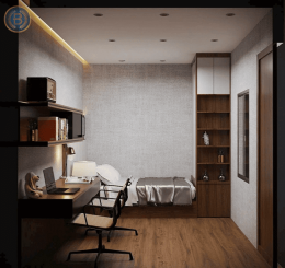 Mẫu Tường Ốp Than Tre Hiện Đại - Đồng Nai