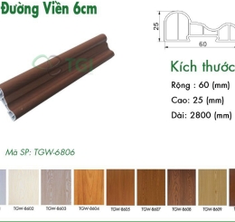 Phào Chỉ Nhựa Giả Gỗ Tại Long Bình Biên Hòa