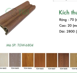 Phào Chỉ Nhựa Giả Gỗ Ở Tại Biên Hòa