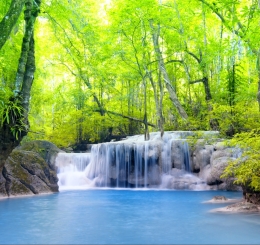 Tranh Dán Tường 3D Thác Nước Tại Trảng Dài Biên Hòa