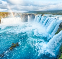 Tranh Dán Tường 3D Thác Nước Tại Tam Phước Biên Hòa