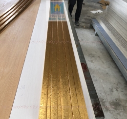 Tấm Ốp Lam Sóng Mạ Vàng Tại Đồng Nai