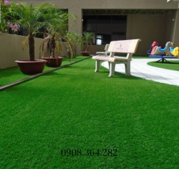 Thảm Cỏ Nhân Tạo Trải Sân Vườn Trang Trí Tại Biên Hòa