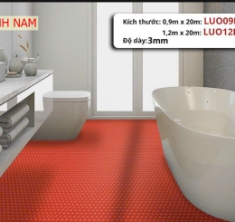 Thảm Trải Sàn Cao Su Thi Công Giá rẻ Tại Thống Nhất 