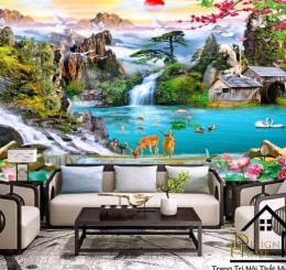 Thi Công Giấy Dán Tường Tranh Dán Tường Tại Long Thành