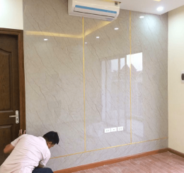 Thi Công Tấm Ốp PVC Giả Đá Chất Lượng Cao Chuyên Nghiệp Biên Hòa