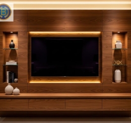 Thi công Vách Tivi chất lượng tại Tam Phước