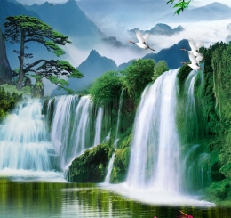 Tranh Dán Tường long Thành