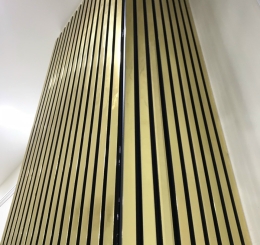 TẤM ỐP NHỰA COMPOSITE LÀN SÓNG MẠ VÀNG