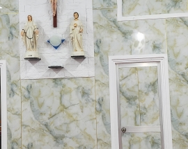 Công Trình Tấm Ốp Vân Đá Tại Nhà Thờ Đại Lộ Biên Hòa