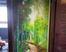 THI CÔNG TRANH DÁN TƯỜNG TẠI BIÊN HÒA ĐỒNG NAI