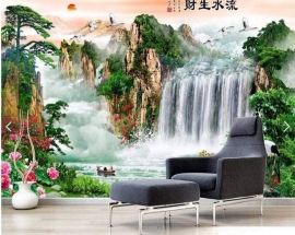 TRANH DÁN TƯỜNG 3D , 5D 