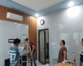 Công Trình Tấm Ốp PVC Trang Trí Phòng Ngủ Tân Hiệp Biên Hòa Đồng Nai