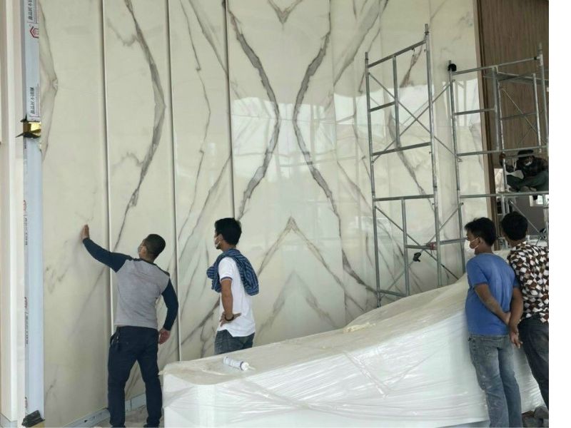 Thi công Tranh Tráng Gương