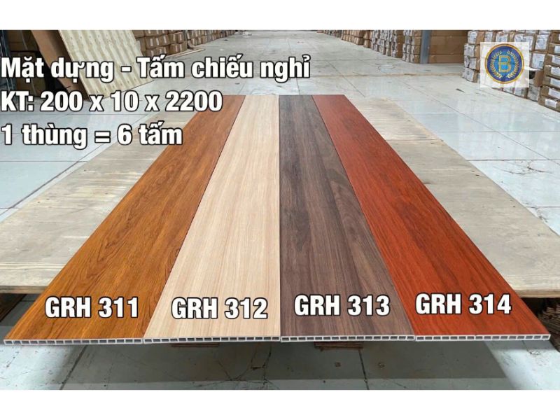 Bảng màu mặt bậc cầu thang Bảng màu mặt bậc cầu thang