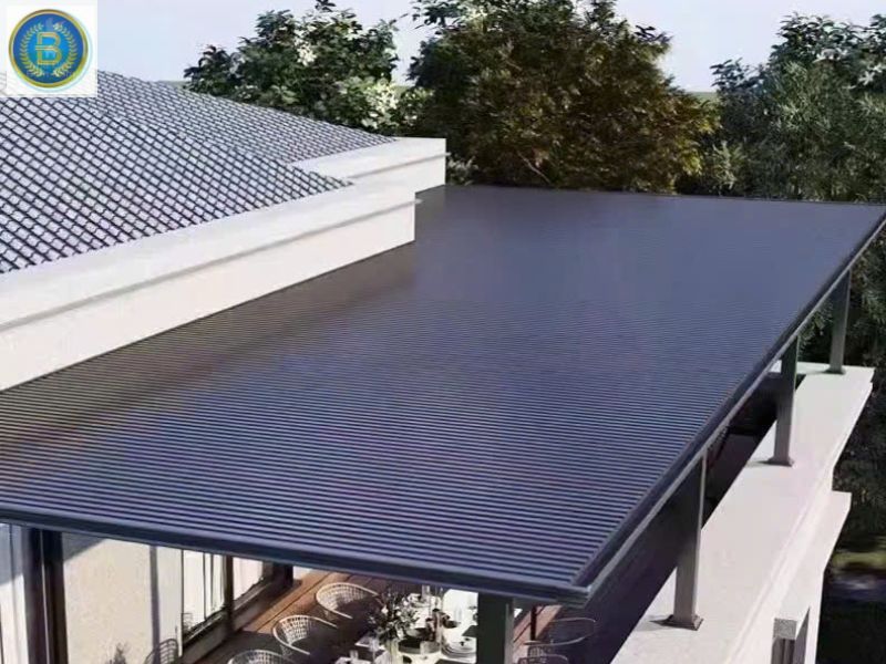 Công trình lợp mái bằng Lam sóng hợp kim Nhôm