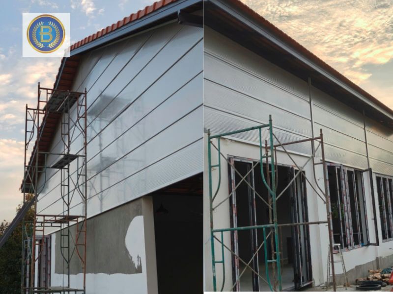 Mẫu Nhà Lắp Ghép bằng tấm Panel Az100