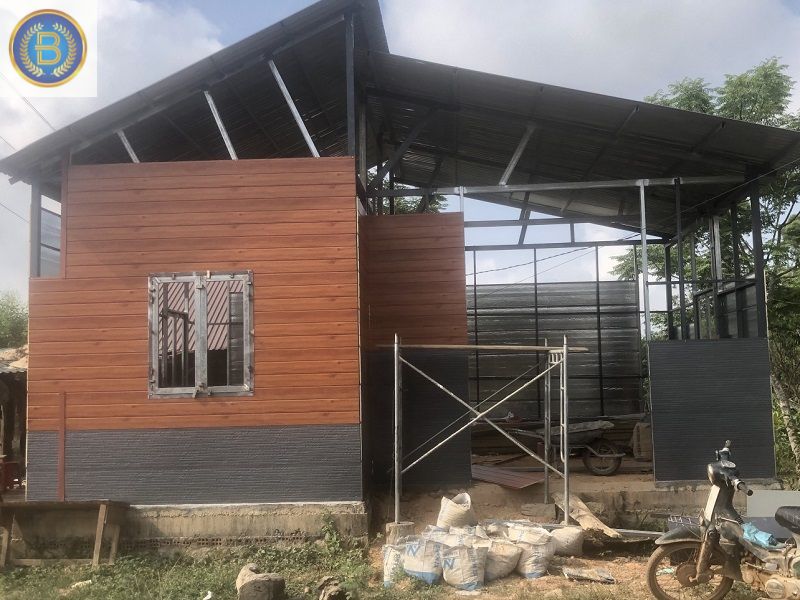 Nhà Lắp Ghép sử dụng Tấm ốp Panel cách nhiệt, độ bền cao Nhà Lắp Ghép sử dụng Tấm ốp Panel cách nhiệt, độ bền cao