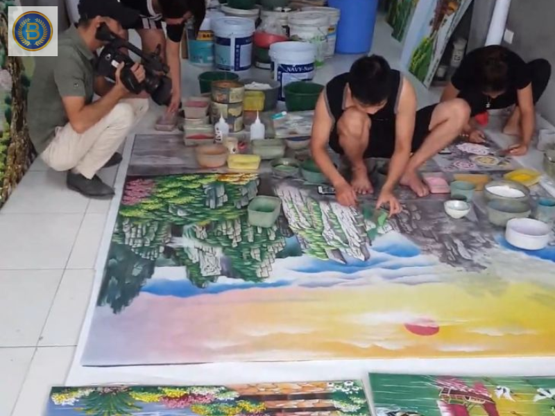 In tranh, sửa tranh tại Kho Xưởng