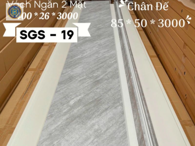 Vách Ngăn Nhựa 2 mặt màu hot tại Bình Nam