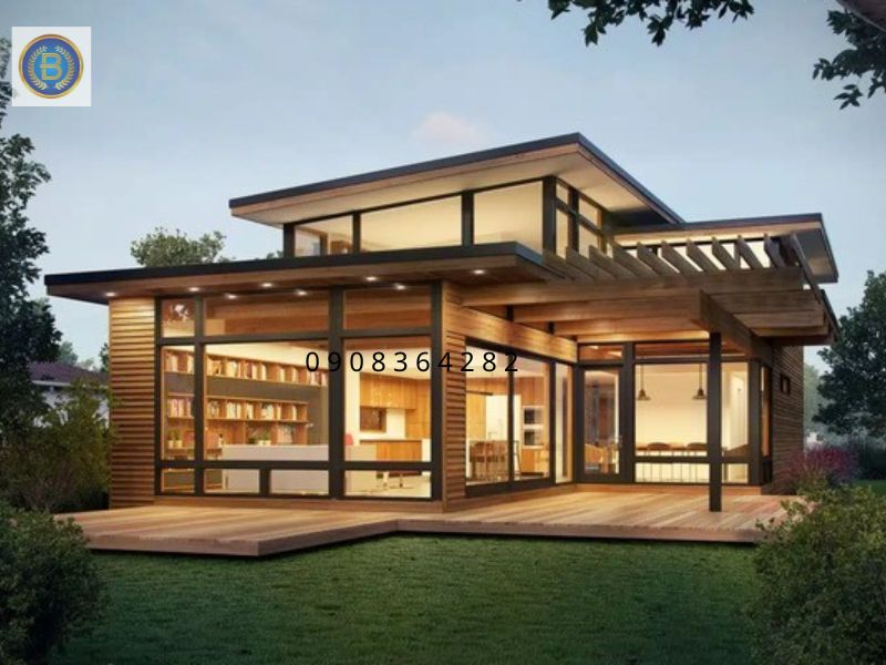 Mẫu Nhà Lắp Ghép thiết kế bản 3D cho khách tham khảo