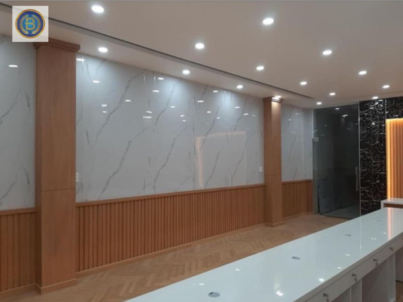 Công trình Tấm Ốp PVC vân đá Công trình Tấm Ốp PVC vân đá