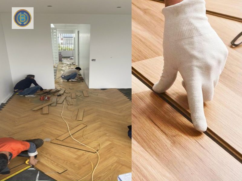 Công trình Sàn gỗ Bình Nam hoàn thiện cho khách