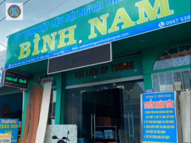 Mặt tiền cửa hàng Nhà Đẹp Bình Nam tại Biên Hòa Mặt tiền cửa hàng Nhà Đẹp Bình Nam tại Biên Hòa