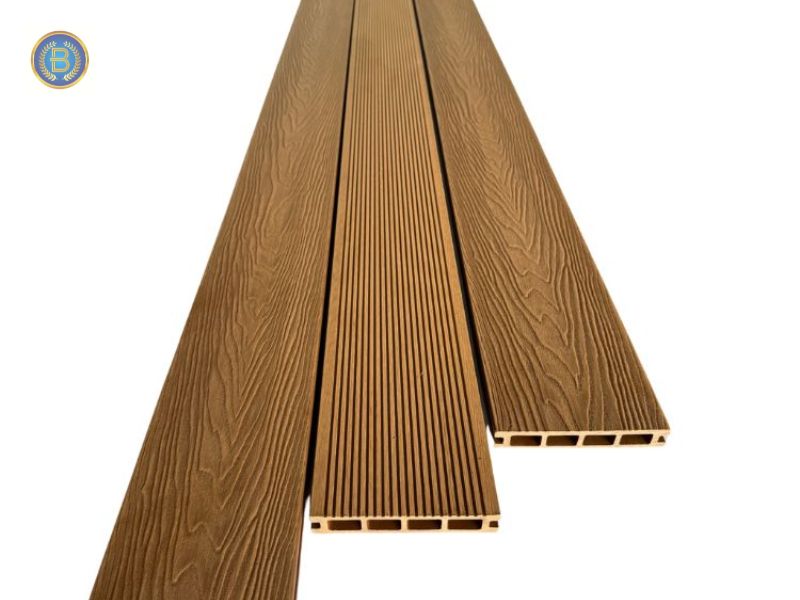 Sàn Gỗ Nhựa Ngoài Trời màu Teck quốc dân