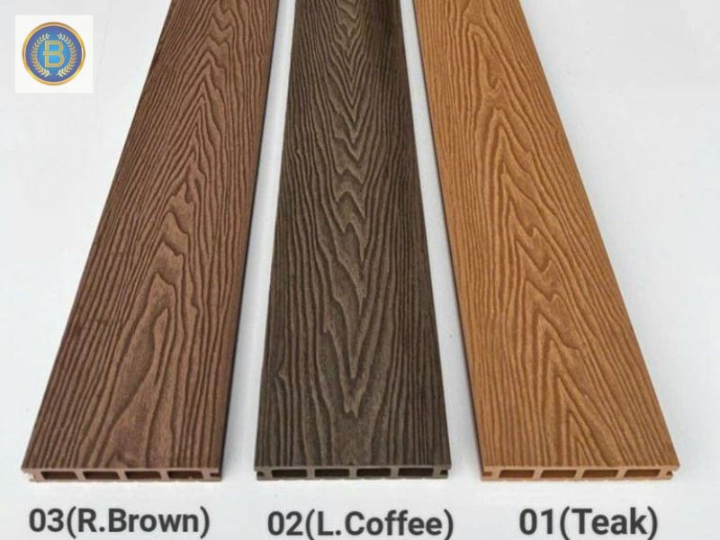 Các màu thông dụng của Sàn Gỗ Nhựa ngoài trời
