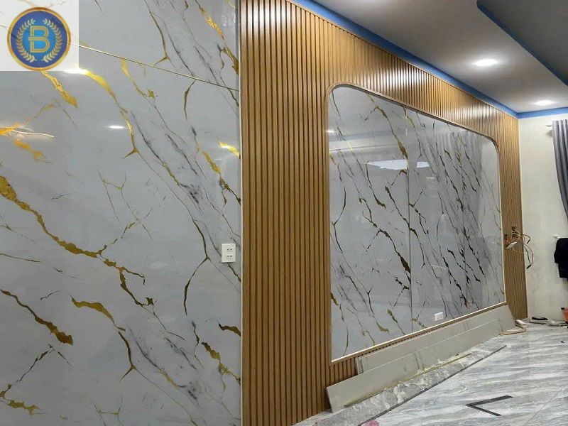 Công trình Tấm ốp lên tường hoàn thiện cho khách tại Biên Hòa