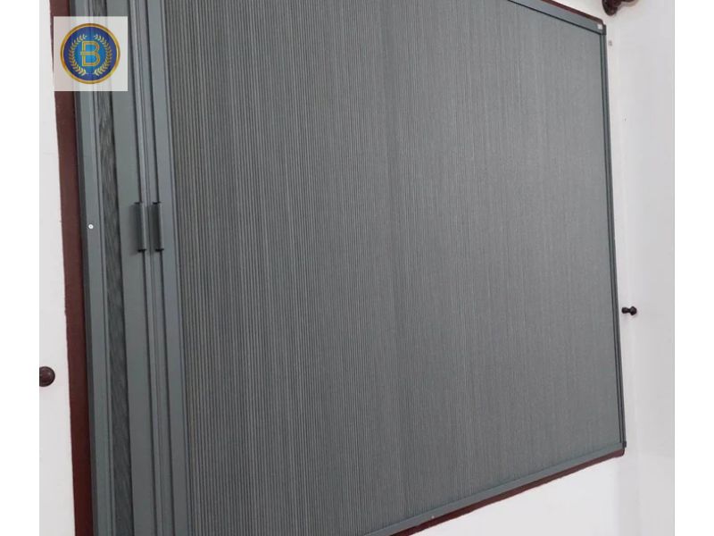 Mẫu rèm tổ ong lên khung hoàn thiện